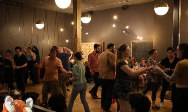 Knox the Fox goes to Sunday Get Down