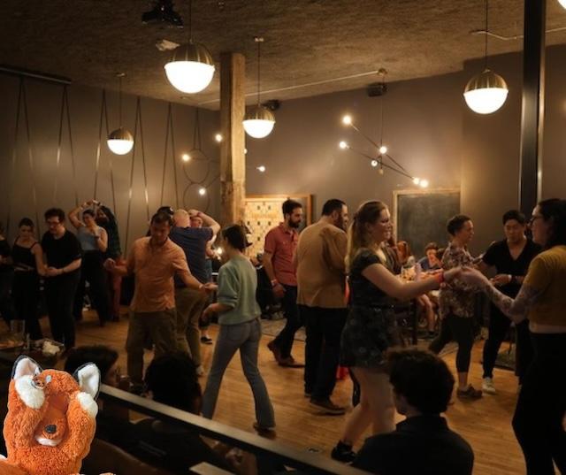 Knox the Fox goes to Sunday Get Down