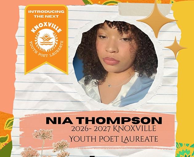 Knoxville Writers Guild announces Nia Thompson as 2026 Youth Poet Laureate