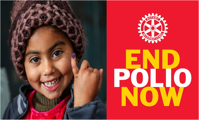 Rotary’s #1 priority: The Global Eradication of Polio + Special speaker this Friday, 2/27