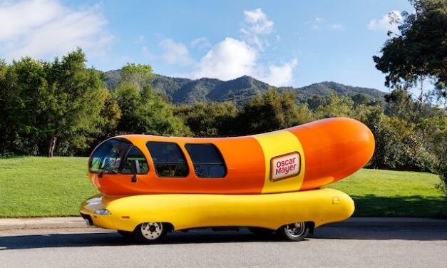 The Oscar Mayer Wienermobile is Rolling