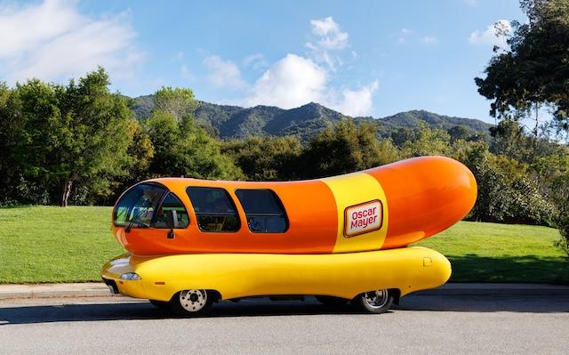 The Oscar Mayer Wienermobile is Rolling