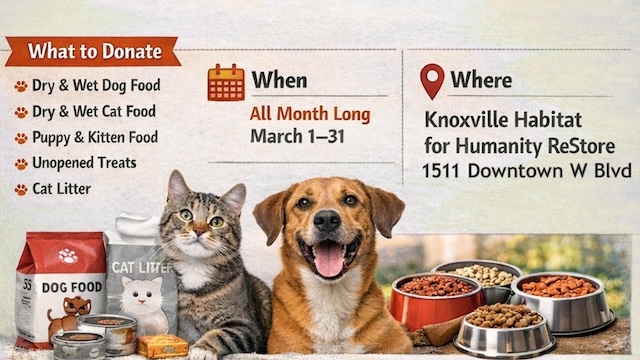 Fill the Bowls for HSTV & join the celebration at Knoxville Habitat for Humanity ReStore