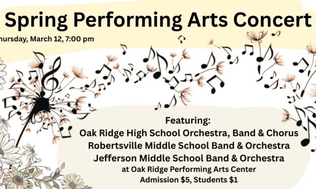 Spring Performing Arts Concert in Oak Ridge