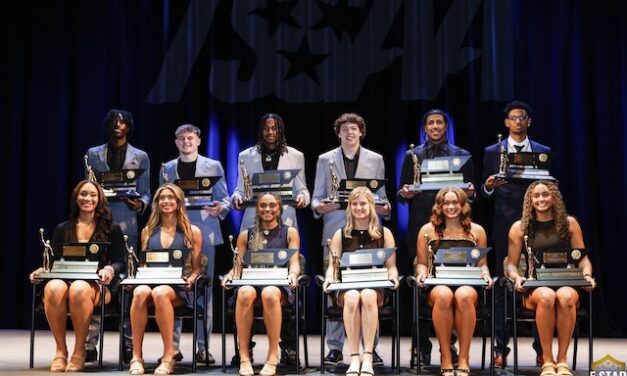 Basketball champions and division Mr. & Miss Basketball named