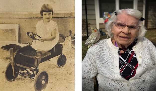 Concord Place resident Virgie Jean Gasaway inducted into the Century Club.