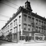 Cal Johnson and Carrie Nation at historic crossroad