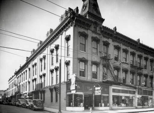 Cal Johnson and Carrie Nation at historic crossroad