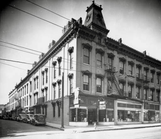 Cal Johnson and Carrie Nation at historic crossroad