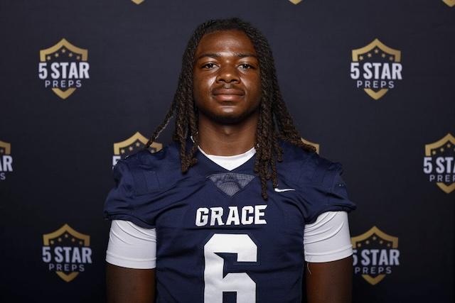 Grace Christian 2027 RB Terrion Thomas ready to return to action at spring practice