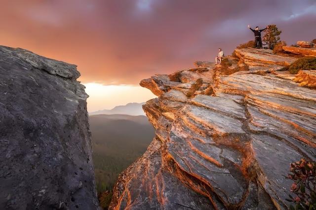 Double delight:  An afternoon at Sitting Bear Overlook and Sunset on Hawksbill