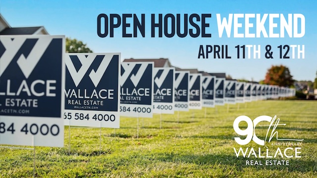 Wallace Real Estate invites East Tennessee homebuyers to explore a wide variety of properties during Open House Weekend on April 11 and 12.