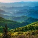 Deep Greens and Blues: A late-afternoon gift on the Craggy Gardens section of the Blue Ridge Parkway