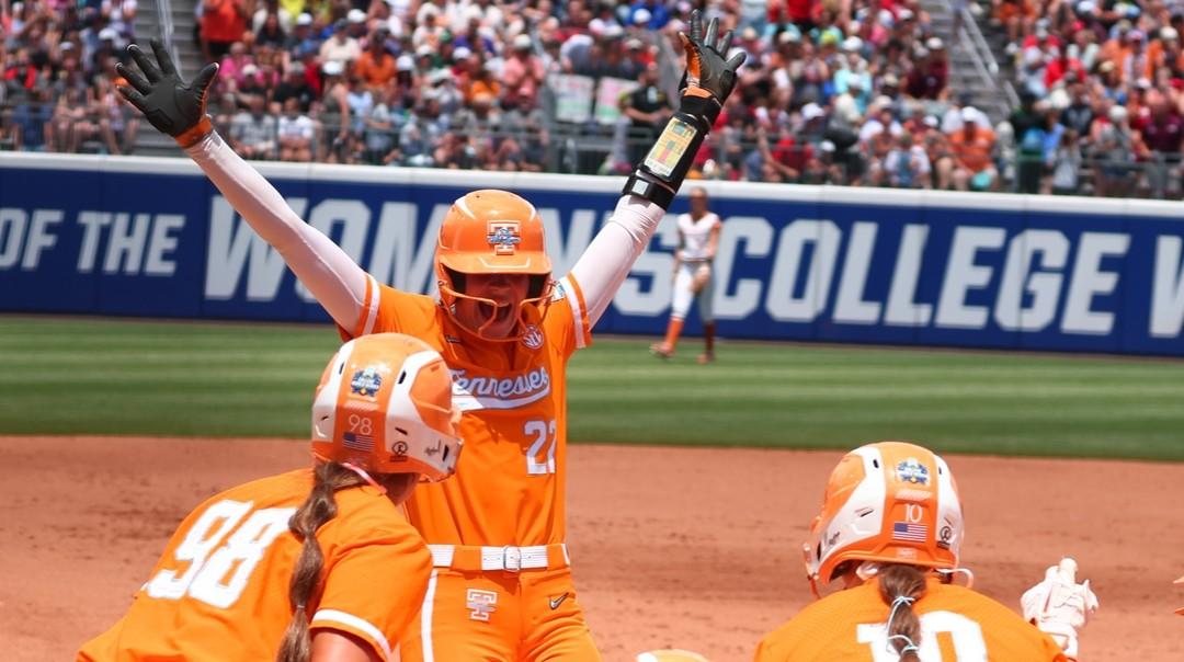 Freshman homers to help Lady Vols win WCWS opener