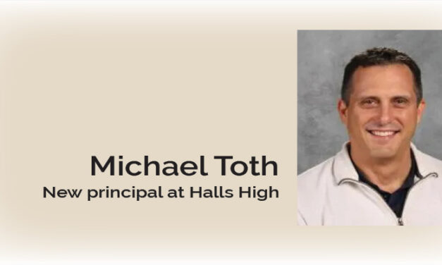 Michael Toth is new principal of Halls High School