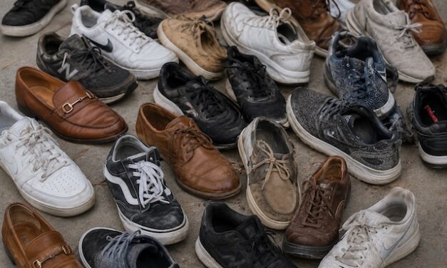 Shoes for International Overdose Awareness Day