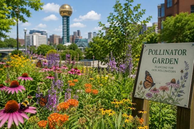Above & Beyond: City of Knoxville transforming lots to pollinator gardens