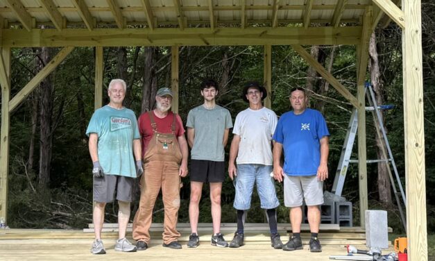 Karns builds a stage + New launch on Beaver Creek + Farmer Finn + Jason Maxedon ++