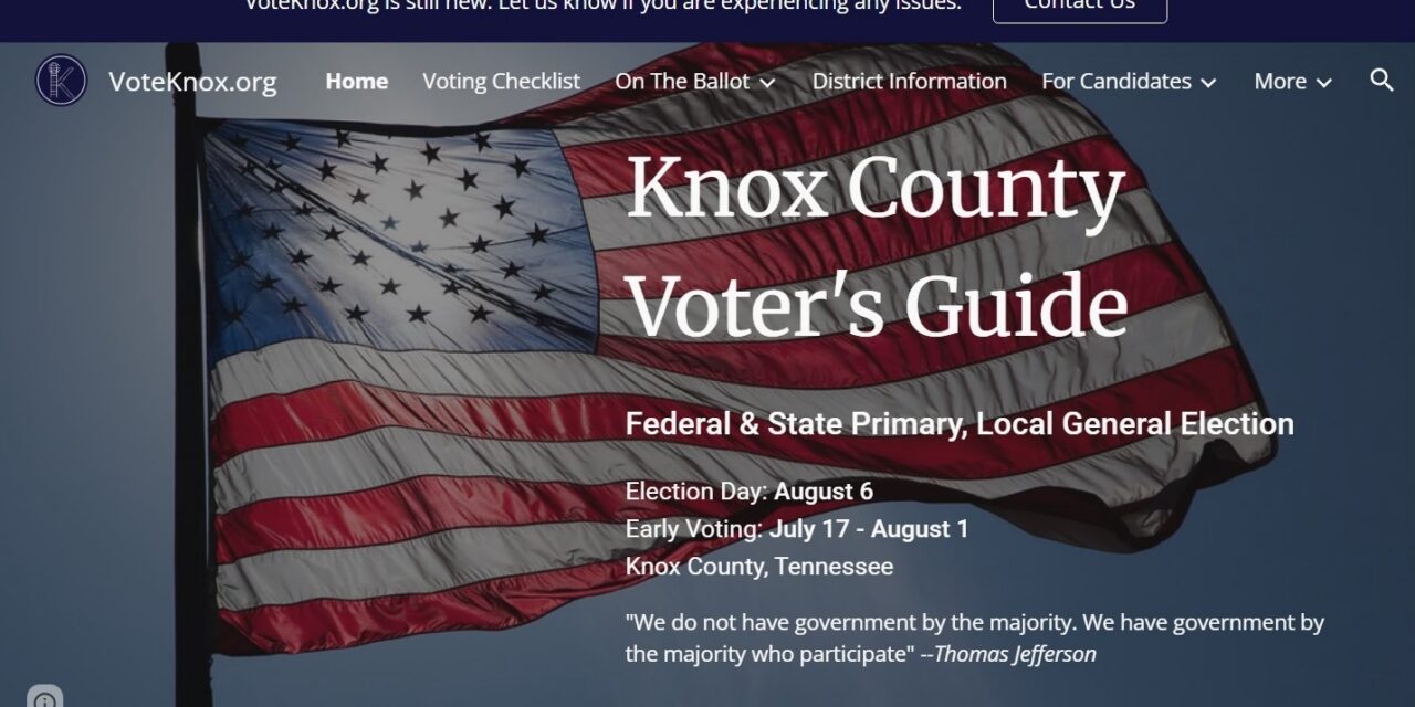 VoteKnox.org is amazing website + Knox school board will change + In memoriam: Ruth Henderson ++