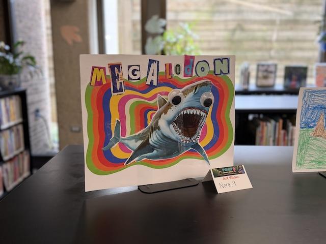 Dinosaurs roar to life in Knox County Public Library Art Show