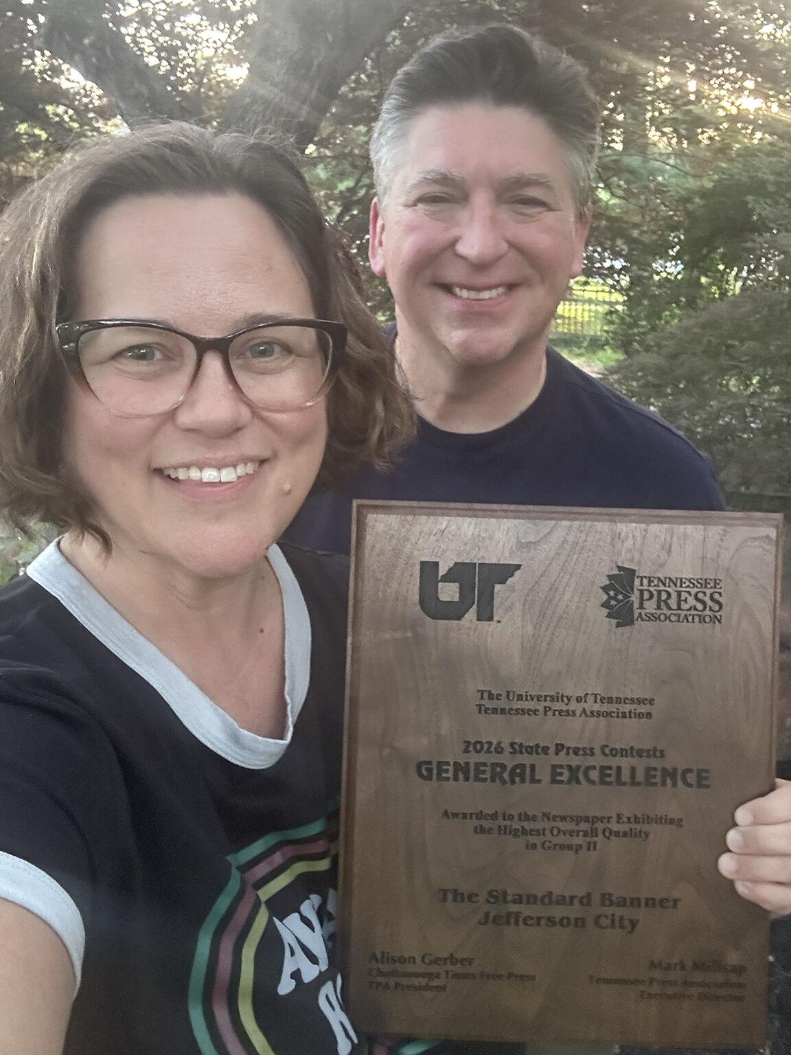 Sherrods get top press award + WHCA to host Betsy Henderson, Beau Hawk ++