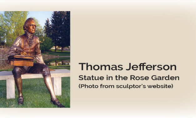 Thomas Jefferson in the Rose Garden + Prof. Sundby is published