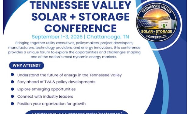 Energy Storage featured at Tennessee Solar Conference