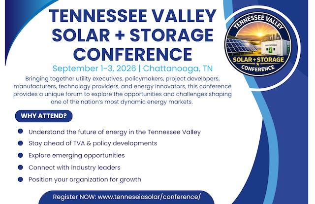 Energy Storage featured at Tennessee Solar Conference