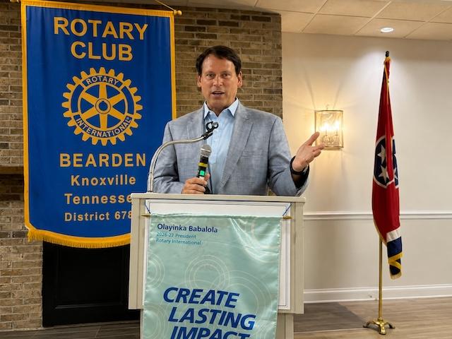 Heath Shuler challenges cititizens to consider the impact they leave behind