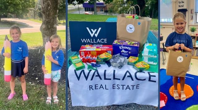 Wallace Real Estate provides school supply kits for Bearden Elementary kindergarteners
