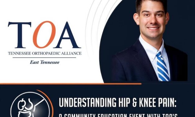 TOA offers a free program on understanding hip and knee pain