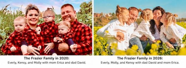 Revisiting the Frazier triplets: It’s a happy life for this KFD family