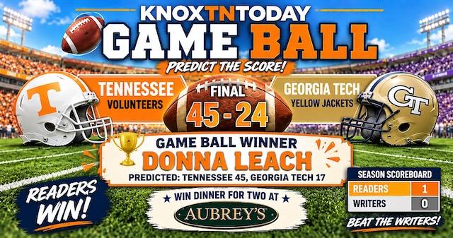 Donna Leach takes Week 2 Game Ball — and readers beat the writers