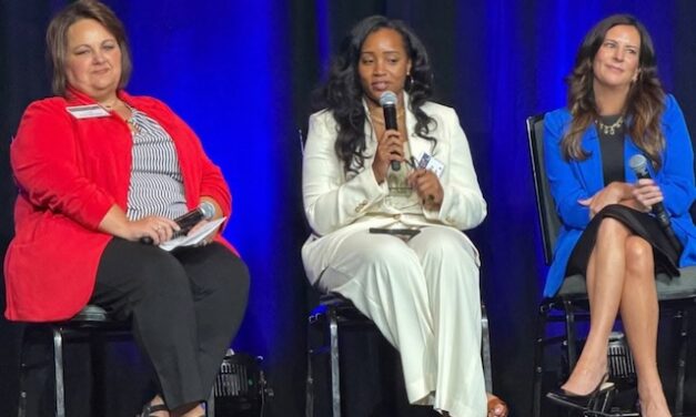 Lavonda Cantrell represents Hillcrest at summit.