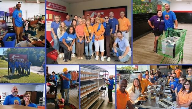 Wallace Real Estate joins Week of Caring at Wesley House Community Center 