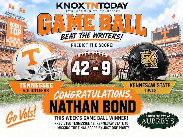 Game Ball: Nathan Bond misses perfect prediction by one point