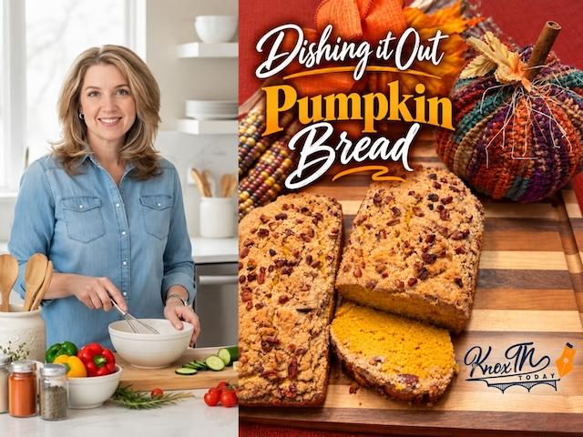 Pumpkin Bread with streusel topping