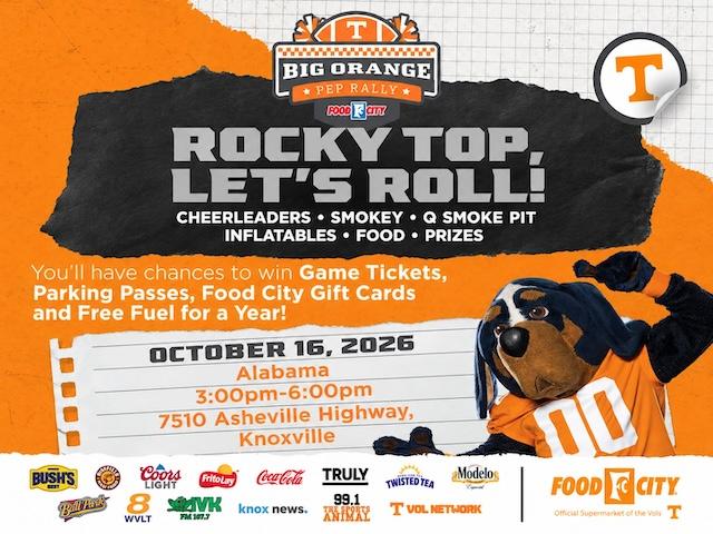 Food City rallies Vol fans ahead of Alabama showdown
