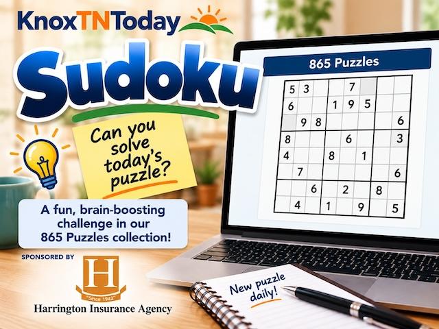 Sudoku made simple: Learn to play with KnoxTNToday