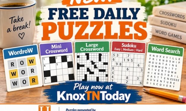 Take a break! KnoxTNToday launches free daily puzzles
