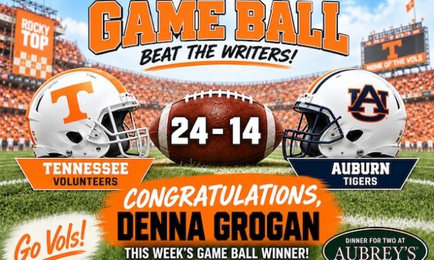 Game Ball: Denna Grogan misses perfect Tennessee-Auburn prediction by one point