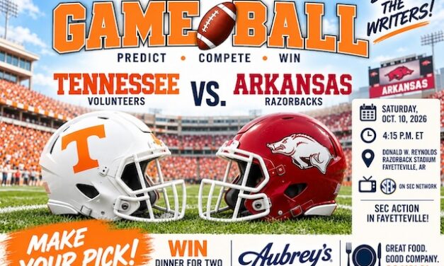 Game Ball: Tennessee vs. Arkansas — can you Beat the Writers?